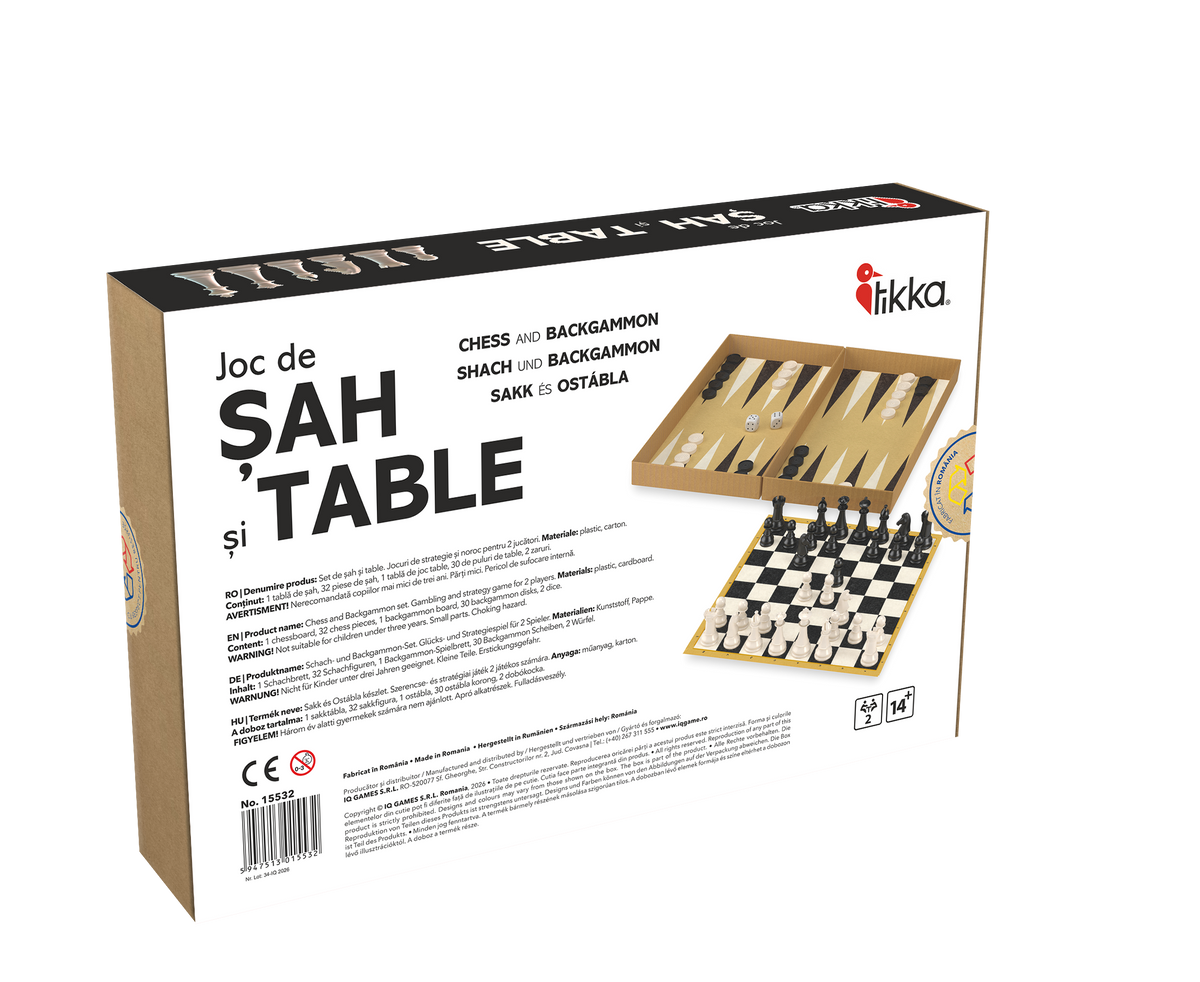 Șah și Table, Rege 8,75 cm