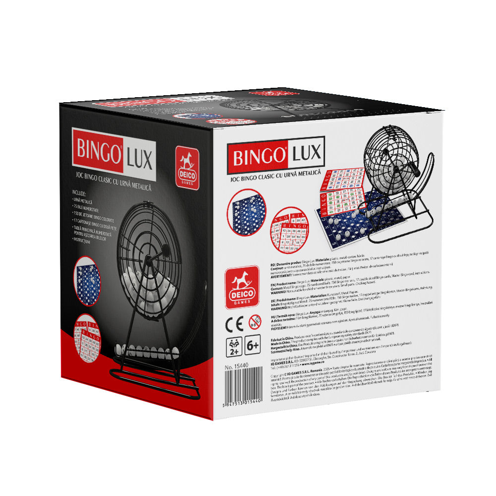 BINGO LUX, CUȘCĂ METALICĂ