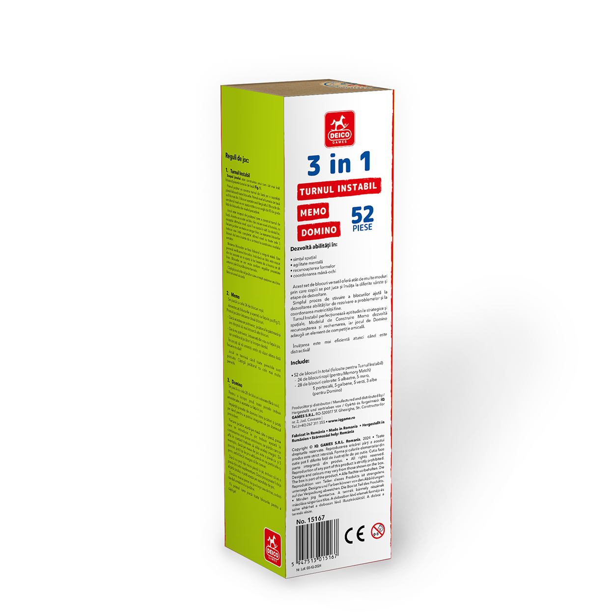 3 in 1, Turnul Instabil, Memo și Domino