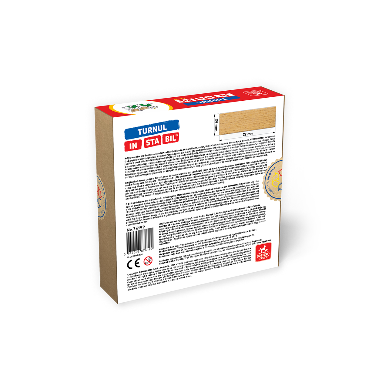 Turnul Instabil, Lemn, Ediție Travel