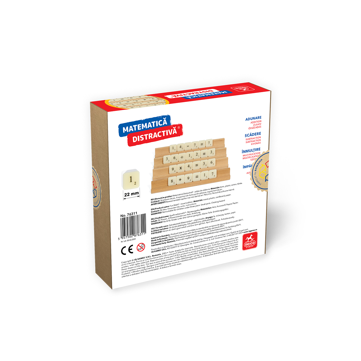 Matematică Distractivă - Ediție Travel