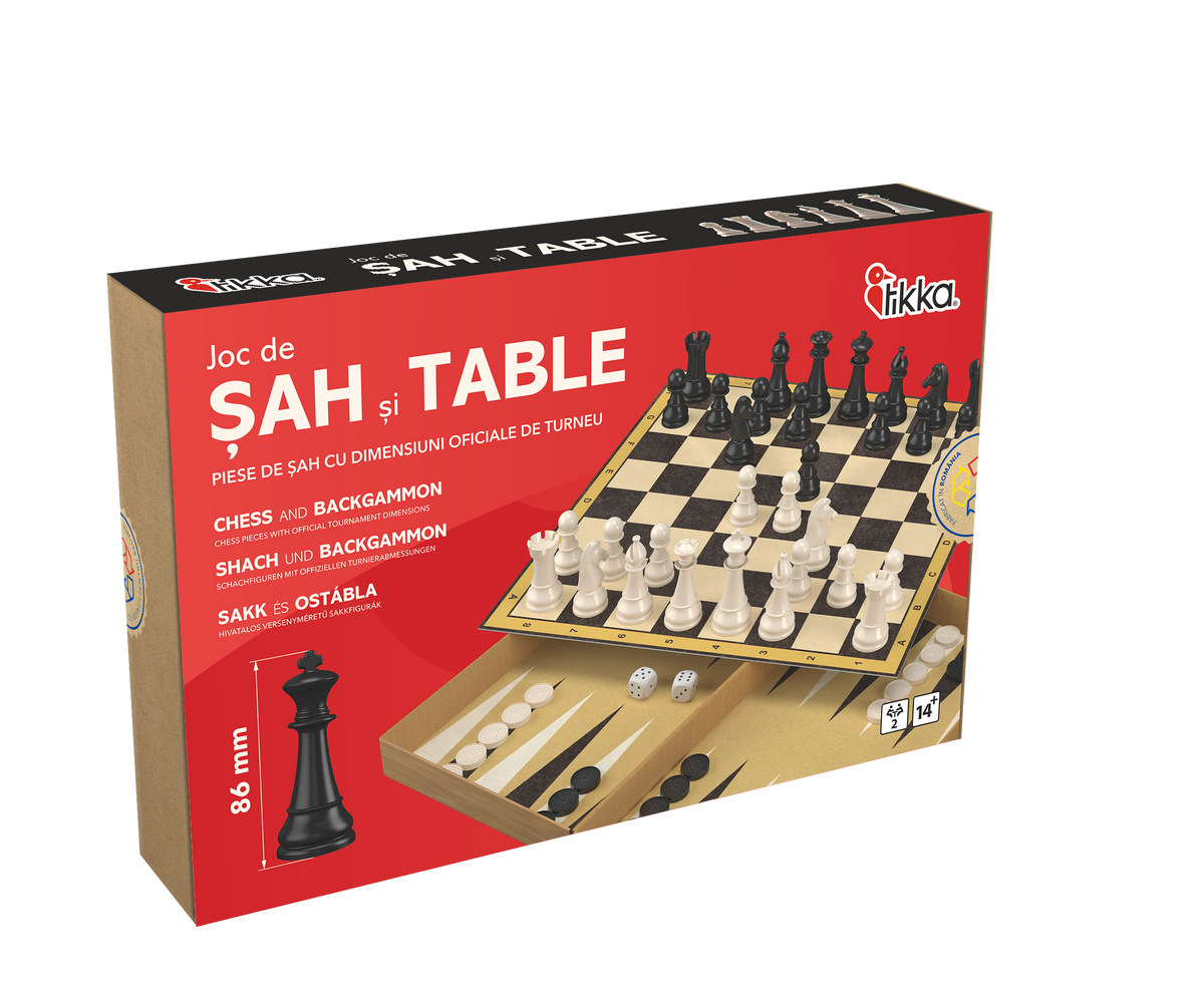 Șah și Table, Rege 8,75 cm