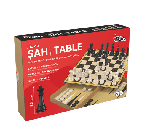 Șah și Table, Rege 8,75 cm - TIKKA