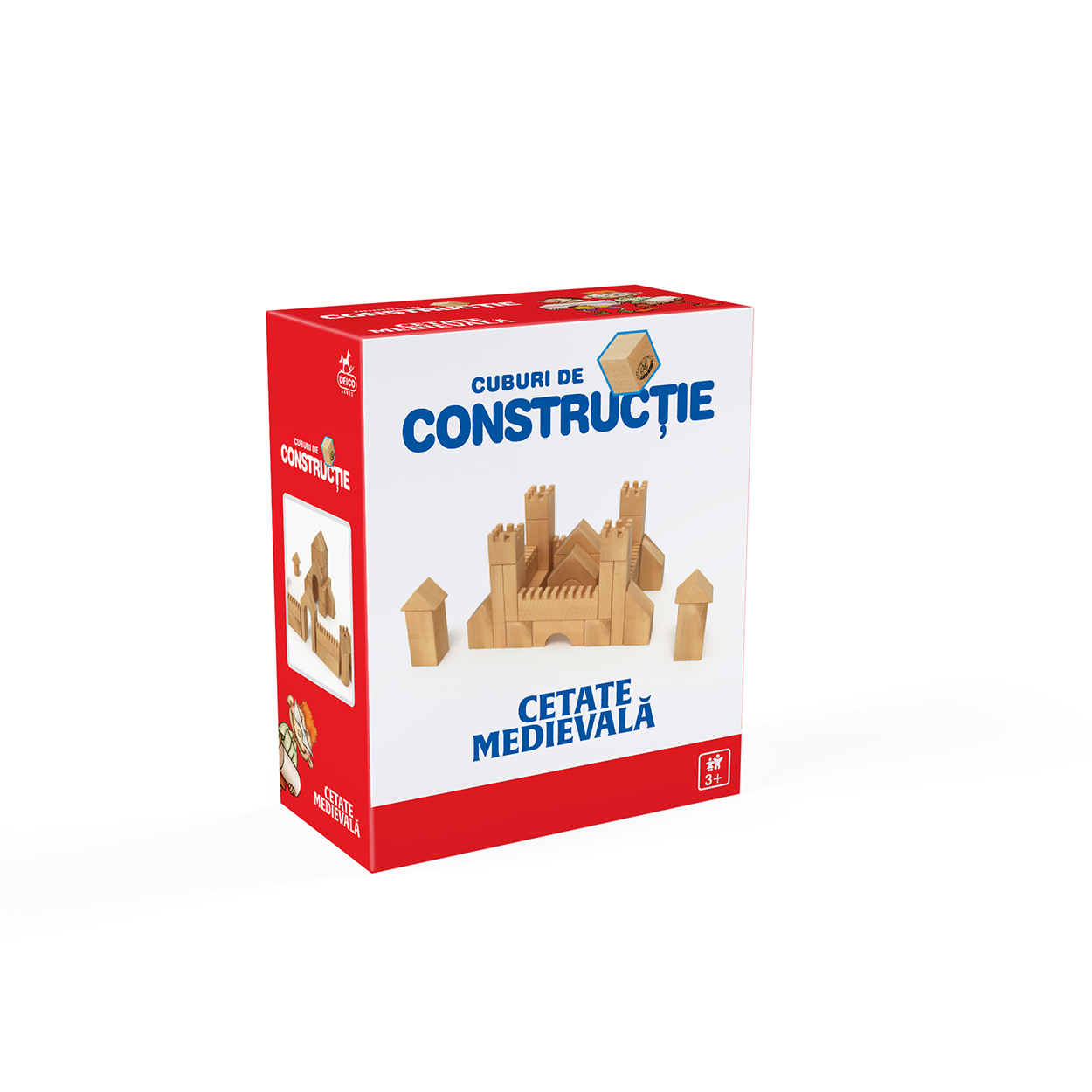 Cuburi de Construcție Cetate Medievală - 48 piese