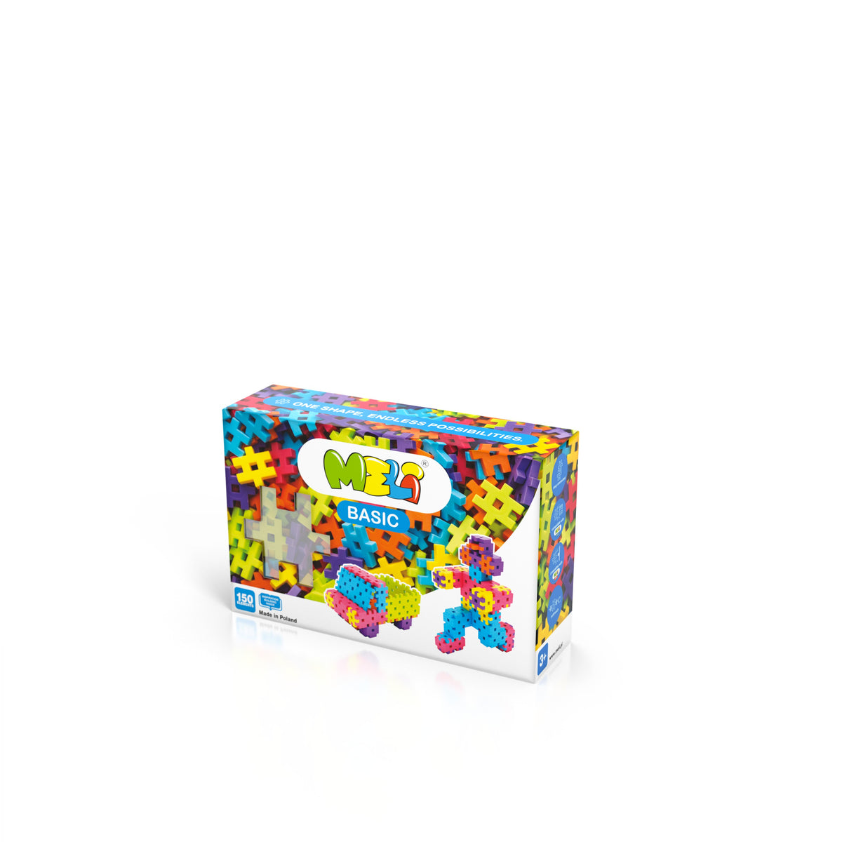 Set de constructie MELI Basic Classic 150 piese