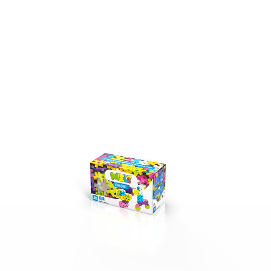 Set de constructie MELI Basic Pink 50 piese