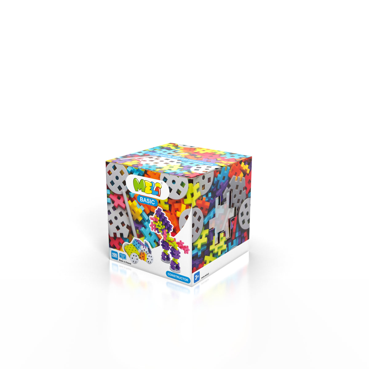 Set de constructie MELI Basic Constructor 100 piese