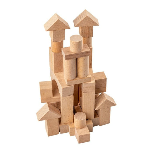 Holzbausteine - 45 Stück