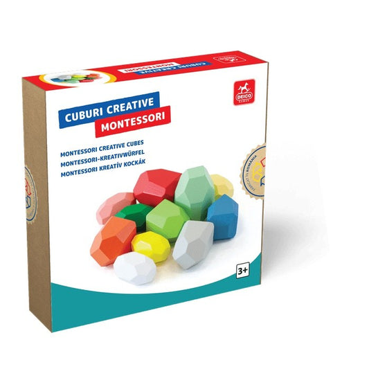 iqgame.ro - Cuburi Lemn Echilibru Montessori